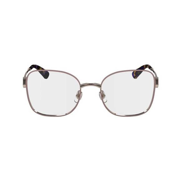 Longchamp LO2163 Eyeglasses 772 Rose Gold Burgundy 53mm